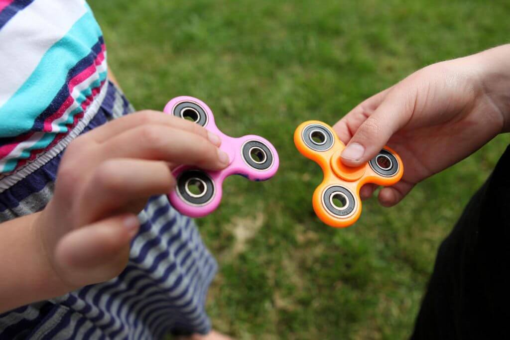 Fidget Spinners, Fidget Fidget Mini Spinner for Kids/Adults Hand Spinner  Green 