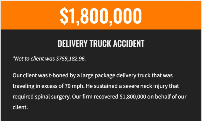 Briggle & Polan $1.8M Truck Accident Case Result